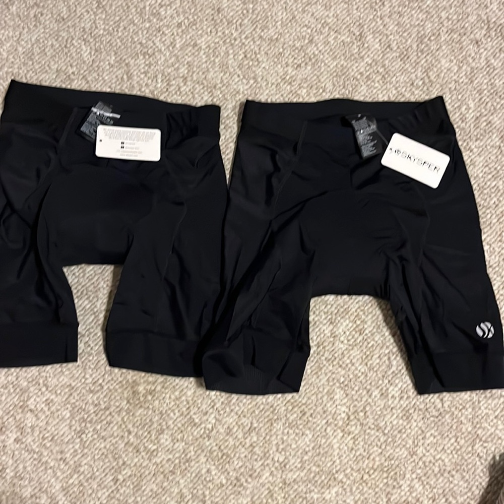 Skysper SZ M bike shorts. 2/$30.  New with tags.